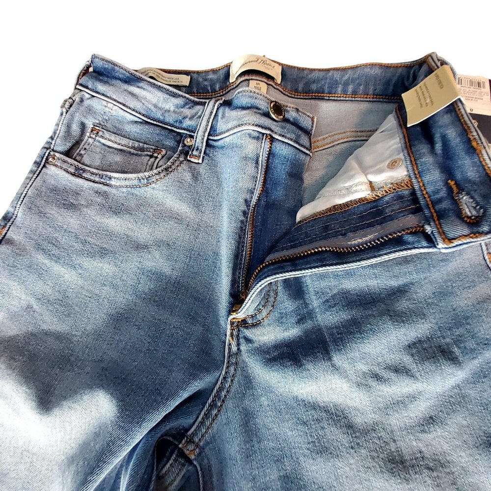Universal Thread Everyday Wide Leg High Rise Slim Hip & Thigh Denim Jeans Siz 8R - Picture 6 of 14